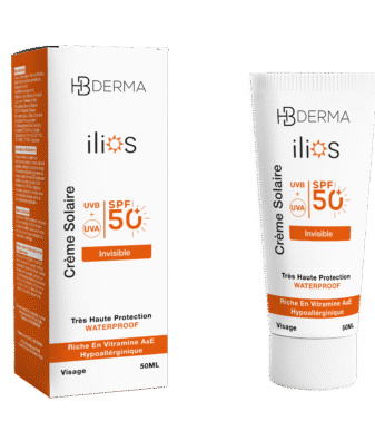 ILIOS Crème Solaire Invisible SPF 50+ 50ML